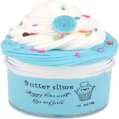 Cake Butter Slime (7OZ 200ML, Blue)