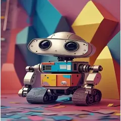 Hill froeistung 5D Robots Diamond Art Painting Kits,DIY Full Round Drill Crawler Diamond Art for Adults,Beginners,Teens,Technological Diamond Art Painting Kit for Wall Decor,12x16inch