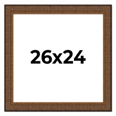 Photo Size Museum Black Picture Frame - UV Acrylic, Foam Board Backing, Hanging Hardware