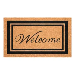152961830WELC Black Border Welcome