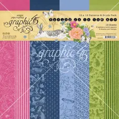 Graphic 45 Collection Pack 12"X12"-Patterns & Solids, Spring Is In The Air
