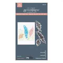 Spellbinders BetterPress Plates & Die Set By Dina Wakley-Feather Dream