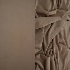 1 Yard Slinky Rib Knit Fabric 1x1 Solid Polyester Spandex Stretch 52/54 Inches Wide Coco