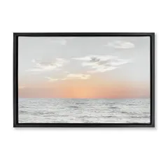 Stupell Industries Dancing Surf Beach Waves Floating Frame, design by Karin Connolly