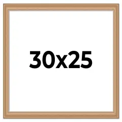 Weathered Yellow Picture Frame - UV Acrylic, Backing Board, Hanging Hardware Included