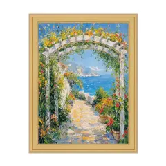 Modern Bright Gold Metal Picture Frame 27x27 frame