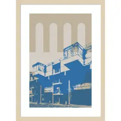 Architecture Iby Gary William Wood Framed Wall Art Print