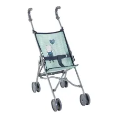Corolle Umbrella Doll Stroller - Sage Stripe