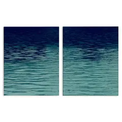 Stupell Industries Soothing Water Ripples 2pc Canvas Wall Art Set Design by Maggie Olsen