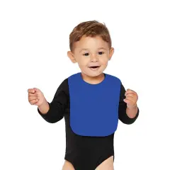 Rabbit Skins&reg; Infant Premium Jersey Bib Royal