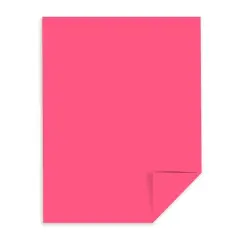 Astrobrights 12" x 12" 80# Cover Sheets Bulk Pack of 100 Plasma pink