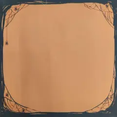 Rustic Frame Designer Printed AIDA Fabric. Canvas for embroidery with an applied backgroundKF-1156A