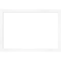Cabinet White Narrow Framed Dry Erase Magnetic Board