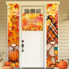 Fall Decorations - Happy Thanksgiving Fall Porch Decoration