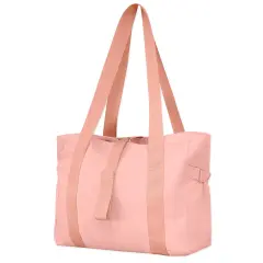 Wrapables Sporty Yoga Tote Bag, Gym, Work, Overnight and Travel Bag, Pink