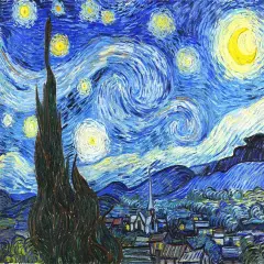 Paint by Numbers Starry Sky Landscape,Tree House Dark Night Kit-16x20 inch (Starry Sky, No Frame)