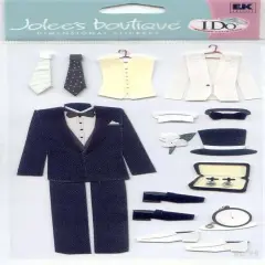 Jolee's Boutique Groom Tux Dimensional Stickers