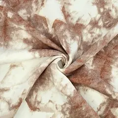 1 Yard Rust French Terry Knit Fabric Soft Stretch Apparel Fabric 58/60 Inches Wide