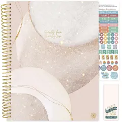 bloom daily planners 2025-26 Academic Planner, Soft Cover, 8.5" x 11", Brushed Beige