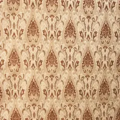 Sarah Upholstery & Drapery Fabric 100% Polyester, 54" Wide with Elegant Pattern Repeat Sahara