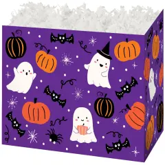 Pack/6: Boo Bash Basket Box - 6-3/4 x 4 x 5"