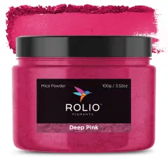 Rolio - 1 Jar Mica Powder (Deep Pink) - 100g