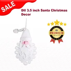 DII 3.5 inch Santa Christmas Decor