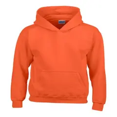 Gildan&reg; Youth Heavy Blend Long Sleeve Hooded Sweatshirt ORANGE