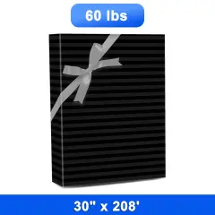 Sturdy Striped Wrapping Paper 30'' x 208' 60 lbs
