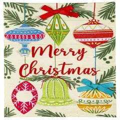 Merry Christmas Ornaments Garden Flag 2 Sided
