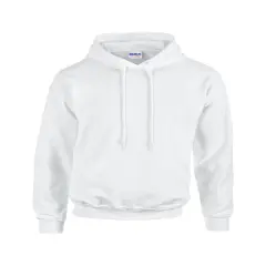 Gildan&reg; Adult Heavy Blend Hooded Long Sleeve Sweatshirt WHITE