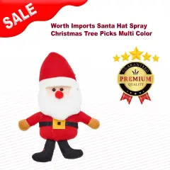 Worth Imports Santa Hat Spray Christmas Tree Picks Multi Color