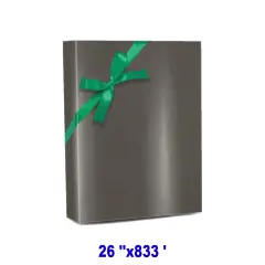 Festive Solid Gift Wrap 26" x 833' 60 lbs for Holiday Cheer