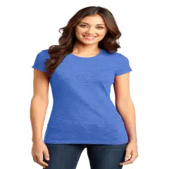 District&reg; Women&rsquo;s Fitted Very Important Short Sleeve Crewneck Tee Heathered Royal