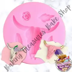 Skeleton Cattel Head Silicone Mold