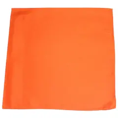 Set of 9 Solid 100% Polyester Unisex Bandanas