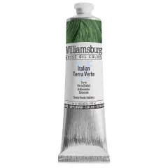 Williamsburg Handmade Safflower Oil Color - Italian Terra Verte, 150 ml tube