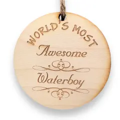 Worlds most Awesome Waterboy - Ornament