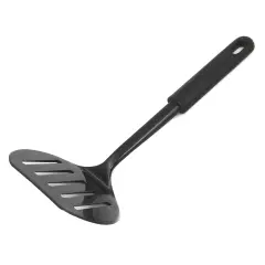 Chef Craft Heat-Resistant Black Nylon Slotted Jumbo Turner Spatula