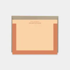 Color Block Bracket Note Card IV