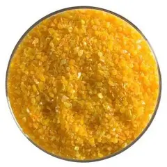 Bullseye Glass Frit Tangerine Orange Opal Glass 5oz. Jar 90coe