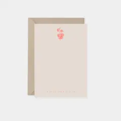 Peach Bellflower Botanical Note Cards II