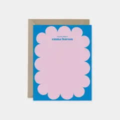 Scallop Border Note Cards