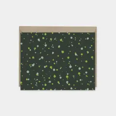Ink Splot Green Note Cards
