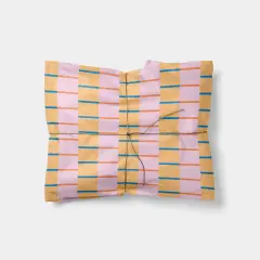 Checker and Stripe Gift Wrap X