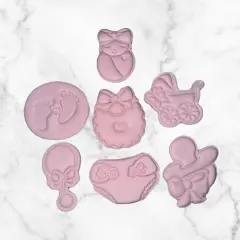 Baby Girl Cutter and Stamp Bundle 14 PC