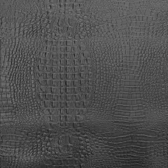 1 Yard Marine Gator Vinyl Fabric Waterproof Anti UV Outdoor Upholstery 54" Width Black