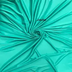 1 Yard Jade Matte Stretch Polyester Lining Fabric For Gowns Dresses Sewing Projects 60 Inches Wide