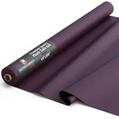 Exquisite Plastic Table Cover Roll &ndash; 40" x 300' Disposable Tablecloth Roll &ndash; Premium Thick 0.5 MIL Plastic Banquet Roll &ndash; Party Table Cover Roll for Events & Catering Plum