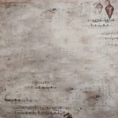 Forgotten Scroll Designer Printed AIDA Fabric. Canvas for embroidery with an applied backgroundKF-1168A